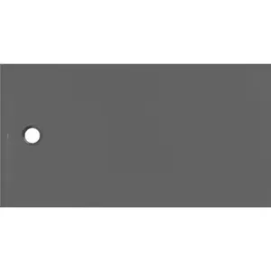 Imagine Cadita de dus Geberit CleanFloor30, 170x90x3.5 cm, grafit mat