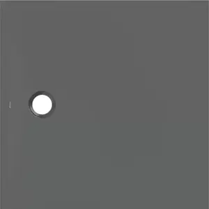 Imagine Cadita de dus Geberit CleanFloor30, 100x100x3.5 cm, patrata grafit mat