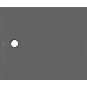 Imagine Cadita de dus Geberit CleanFloor30, 120x100x3.5 cm, grafit mat