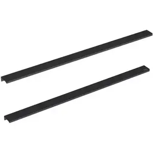 Imagine Set manere pentru masca lavoar Roca Elegant Plus suspendata 58 cm, negru mat