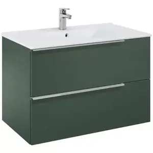 Imagine Set mobilier baie Roca Elegant Plus 80x46xH55 cm, verde