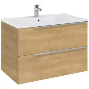 Imagine Set mobilier baie Roca Elegant Plus 80x46xH55 cm, bej