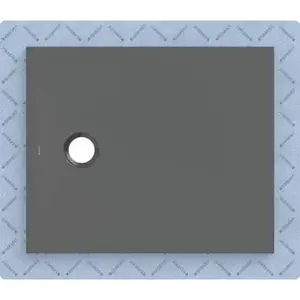 Imagine Cadita de dus Geberit CleanFloor30, 90x75x3.5 cm cu folie de hidroizolatie