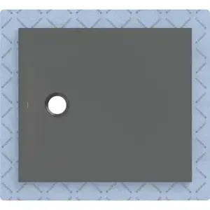 Imagine Cadita de dus Geberit CleanFloor30, 90x80x3.5 cm cu folie de hidroizolatie
