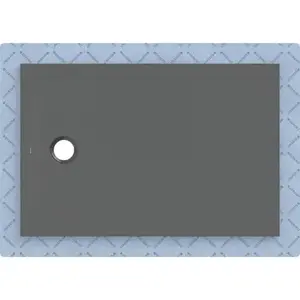 Imagine Cadita de dus Geberit CleanFloor30, 120x80x3.5 cm cu folie de hidroizolatie