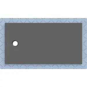 Imagine Cadita de dus Geberit CleanFloor30, 150x80x3.5 cm cu folie de hidroizolatie