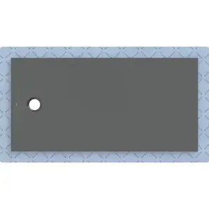 Imagine Cadita de dus Geberit CleanFloor30, 160x80x3.5 cm cu folie de hidroizolatie