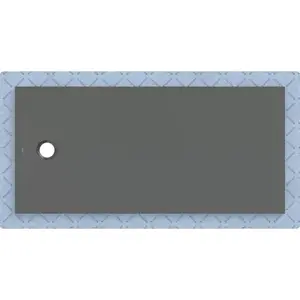 Imagine Cadita de dus Geberit CleanFloor30, 170x80x3.5 cm cu folie de hidroizolatie
