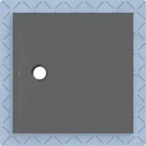Imagine Cadita de dus Geberit CleanFloor30, 90x90x3.5 cm cu folie de hidroizolatie