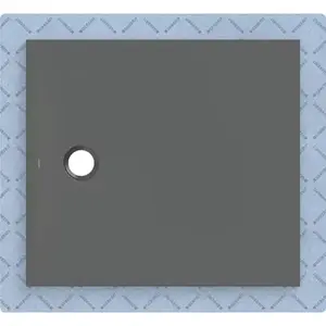 Imagine Cadita de dus Geberit CleanFloor30, 100x90x3.5 cm cu folie de hidroizolatie
