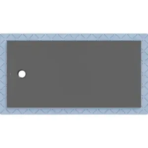 Imagine Cadita de dus Geberit CleanFloor30, 180x90x3.5 cm cu folie de hidroizolatie