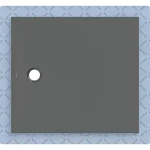 Imagine Cadita de dus Geberit CleanFloor30, 110x100x3.5 cm cu folie de hidroizolatie