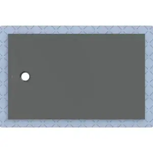 Imagine Cadita de dus Geberit CleanFloor30, 160x100x3.5 cm cu folie de hidroizolatie