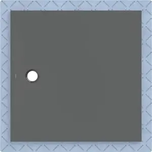 Imagine Cadita de dus Geberit CleanFloor30, 120x120x3.5 cm cu folie de hidroizolatie