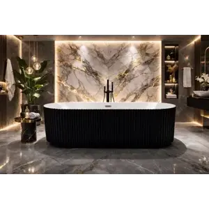 Imagine Cada freestanding VELLORA Black 170x80