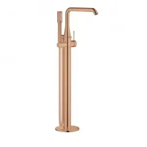 Imagine Baterie cada dus freestanding Grohe Essence cupru