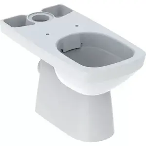 Imagine Vas wc Geberit Selnova Square fara pe pardoseala fara margine alb
