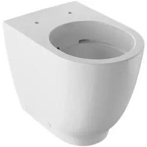 Imagine Vas wc Geberit Acanto pe pardoseala, fara margine, alb