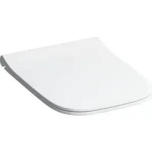 Imagine Geberit Smyle Square capac wc SoftClose alb