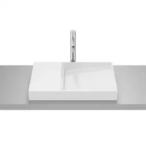 Imagine Lavoar baie pe blat, alb Roca Horizon 60x38 cm