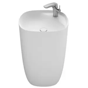 Imagine Lavoar baie freestanding, alb mat Roca Beyond 50x45 cm