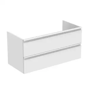 Imagine Baza lavoar suspendat Ideal Standard Tesi 2 sertare 100x44 cm alb