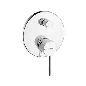 Imagine Baterie cada si dus Hansgrohe Zesis S, montaj incastrat, crom