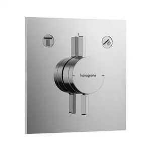 Imagine Baterie dus Hansgrohe, DuoTurn E, crom