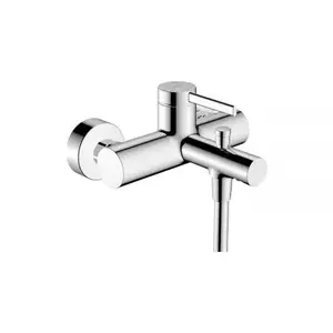 Imagine Baterie cada si dus Hansgrohe Zesis S, montaj pe perete, crom