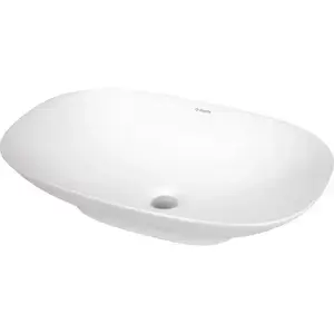 Imagine Lavoar Deante Alpinia 60x40 cm oval pe blat alb