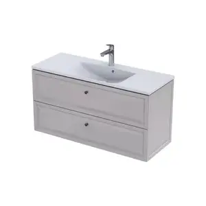 Imagine Set Dulap si Lavoar Oristo Montebianco 119.6x45.9x60.3 cm suspendat nisip