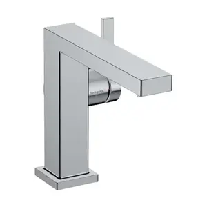 Imagine Baterie lavoar pe blat crom Hansgrohe Tecturis E