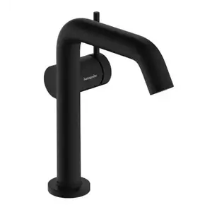 Imagine Baterie lavoar Hansgrohe Tecturis S - cu evacuare Push-Open, CoolStart, EcoSmart, negru mat