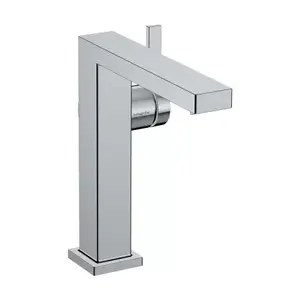 Imagine Baterie lavoar pe blat crom Hansgrohe Tecturis E