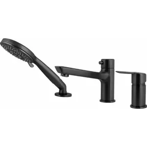 Imagine Set baterie cada Deante Arnika, cu montaj pe cada, negru mat