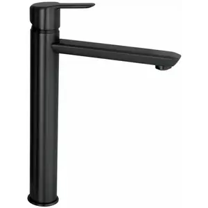 Imagine Baterie lavoar inalta Deante Arnika 30cm, negru mat