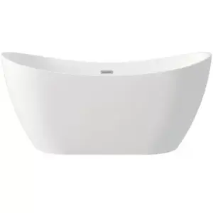Imagine Cada freestanding simetrica Deante Arnika, 150x72 cm, acril alb lucios