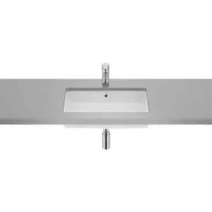 Imagine Lavoar Roca Gap 55x35 cm dreptunghiular sub blat alb lucios
