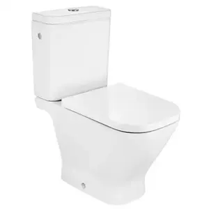 Imagine Vas WC pe pardoseala Roca The Gap Rimless 37x65 cm evacuare orizontala sau verticala