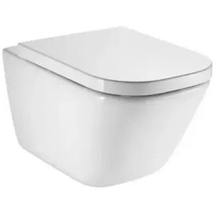Imagine Vas WC suspendat Roca The Gap Square Rimless 48x34 cm evacuare orizontala