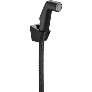 Imagine Dus igienic cu suport Roca Be Fresh , negru (brushed titanium black)