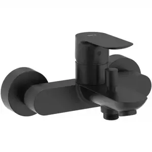 Imagine Baterie cada dus Roca Cala monocomanda, negru mat