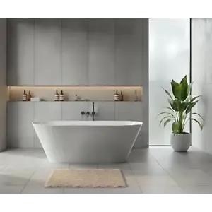 Imagine Cada Freestanding Balaris, 1632X798X565, Fara preaplin, Ventil Click-Clack Crom