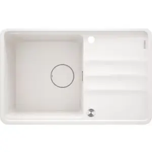 Imagine Chiuveta Deante Momi, granit 78x50 cm alb