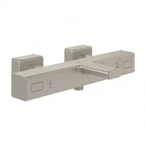 Imagine Baterie cada-dus Villeroy&Boch Angular termostatata, nichel periat
