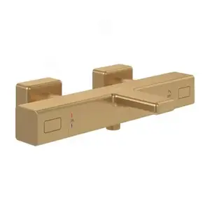 Imagine Baterie Villeroy&Boch Angular cada-dus termostatata, auriu periat