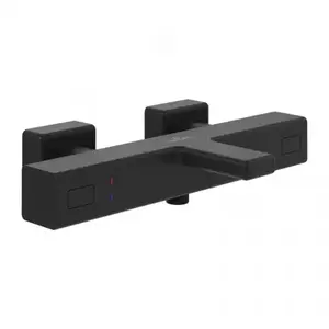 Imagine Baterie Villeroy&Boch Angular cada-dus termostatata negru mat