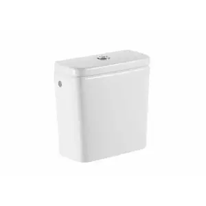 Imagine Rezervor WC aparent Roca Debba cu alimentare laterala si montaj pe vas