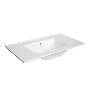 Imagine Lavoar incastrat Alb Defra Plan 80 cm