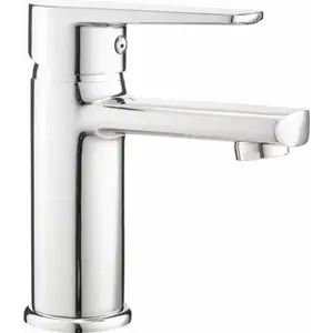 Imagine Baterie lavoar Deante Tubo crom, 15 cm